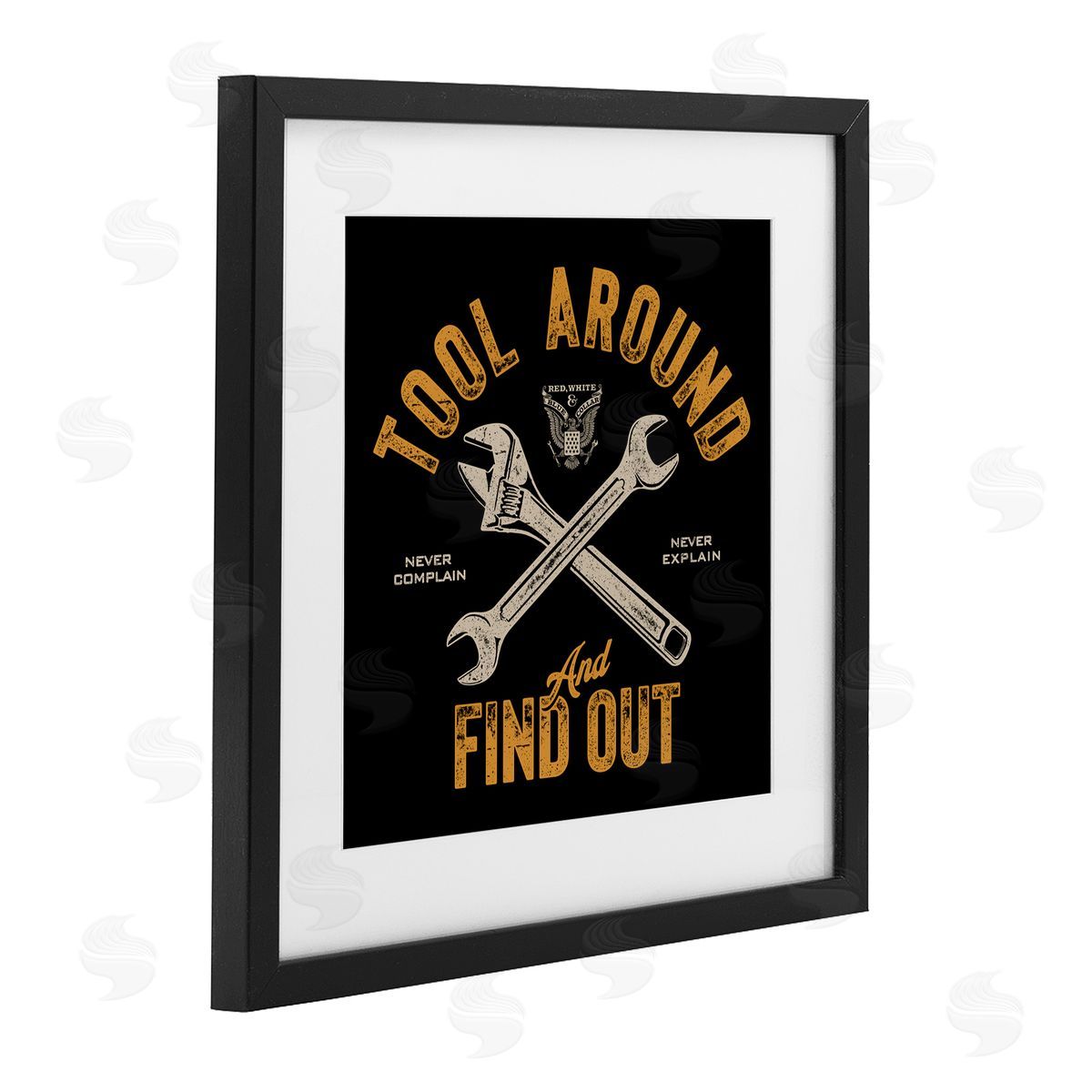 Jedco Brands, Inc. Tool Around & Find Out Canvas Wall Art Print