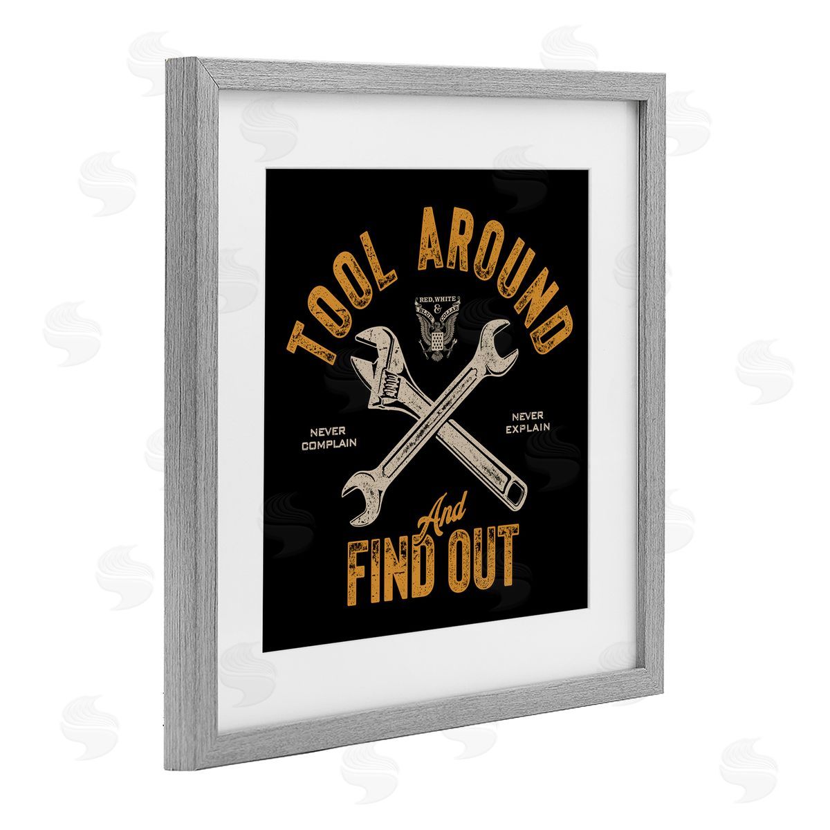 Jedco Brands, Inc. Tool Around & Find Out Canvas Wall Art Print