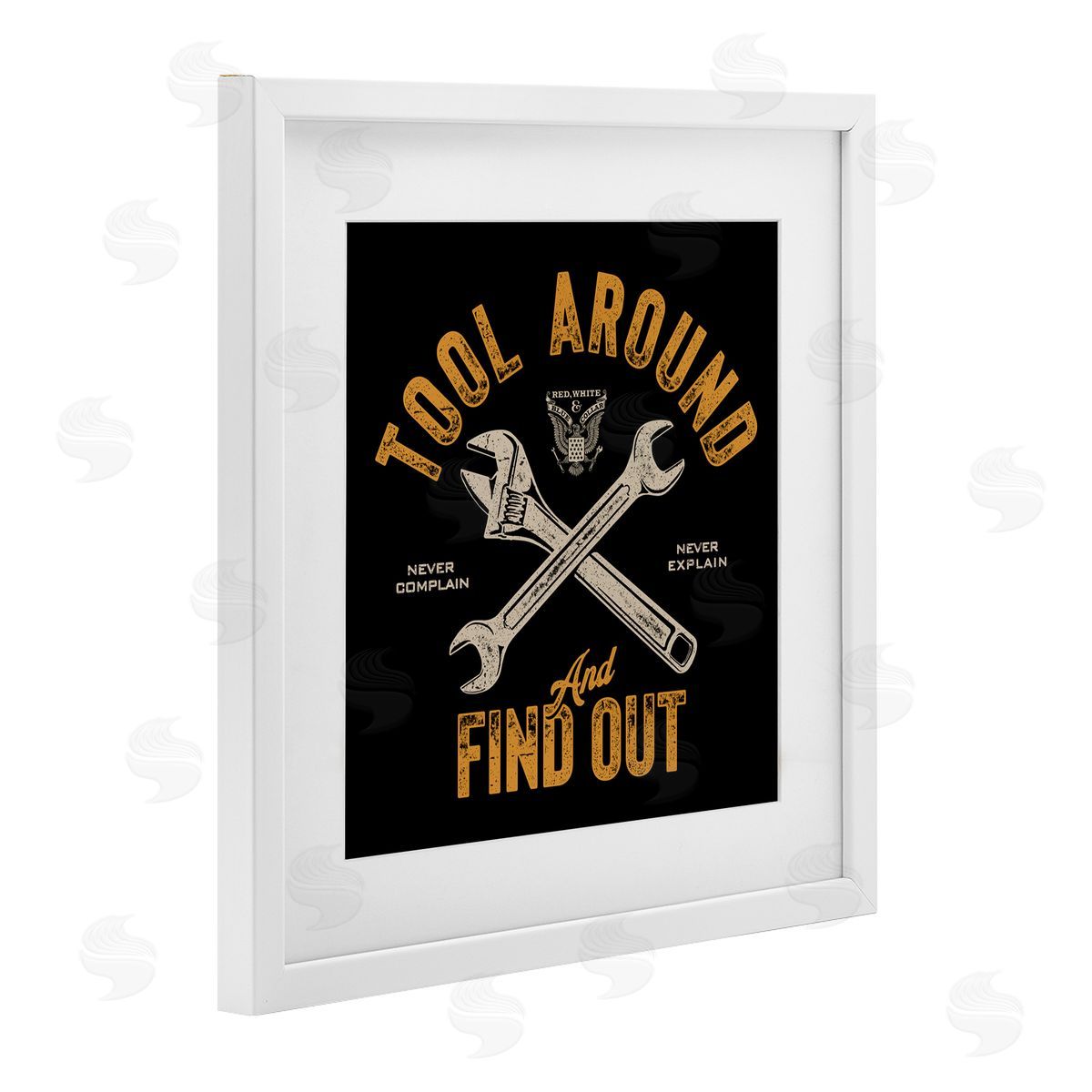 Jedco Brands, Inc. Tool Around & Find Out Canvas Wall Art Print