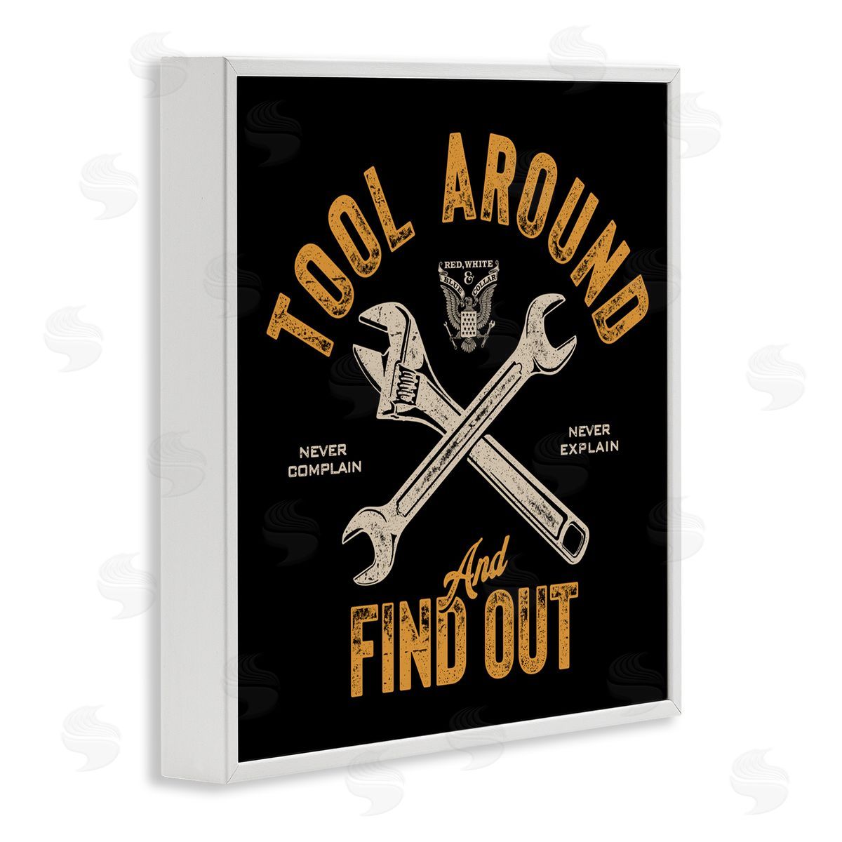 Jedco Brands, Inc. Tool Around & Find Out Canvas Wall Art Print