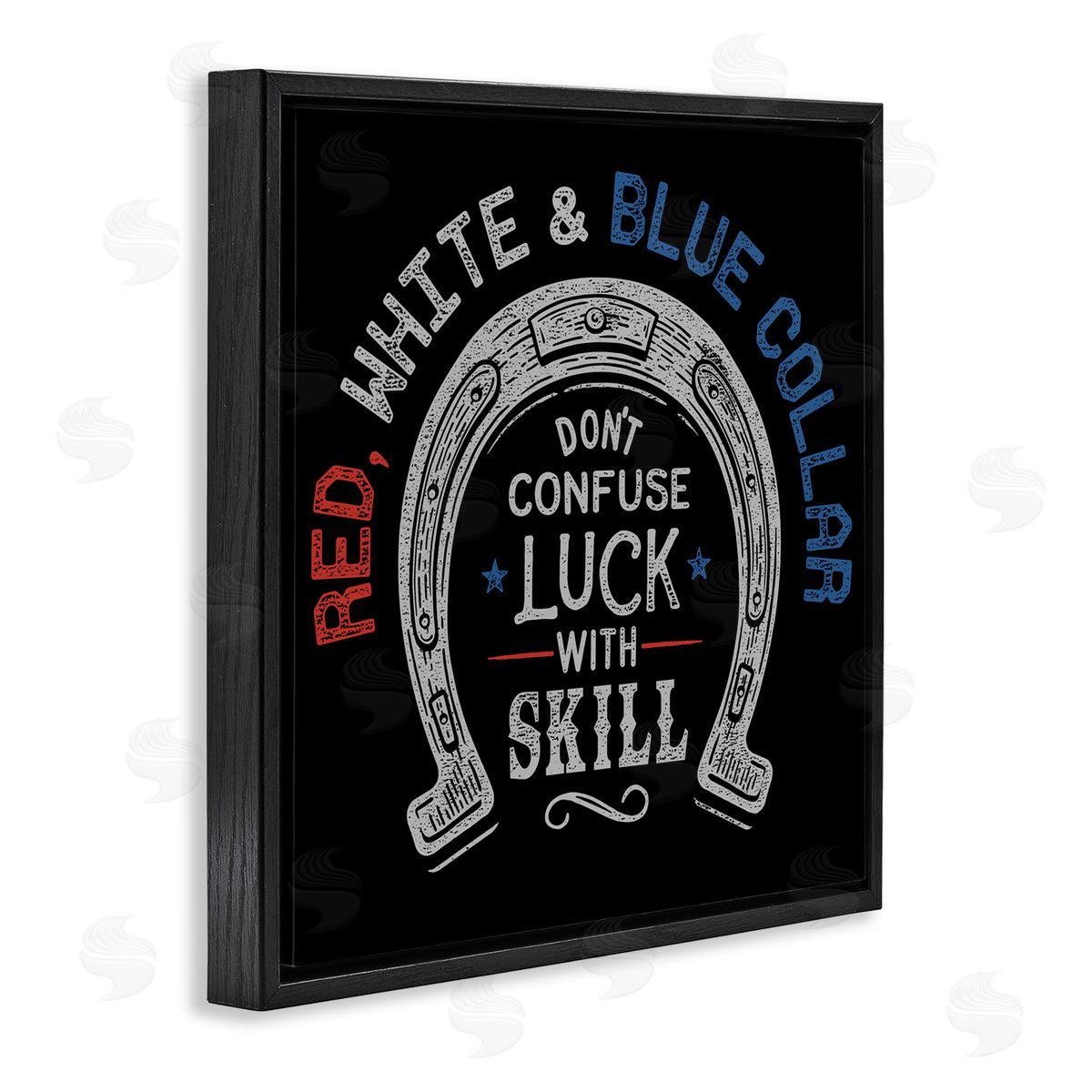 Jedco Brands, Inc. Don't Confuse Luck with Skill Canvas Wall Art Print