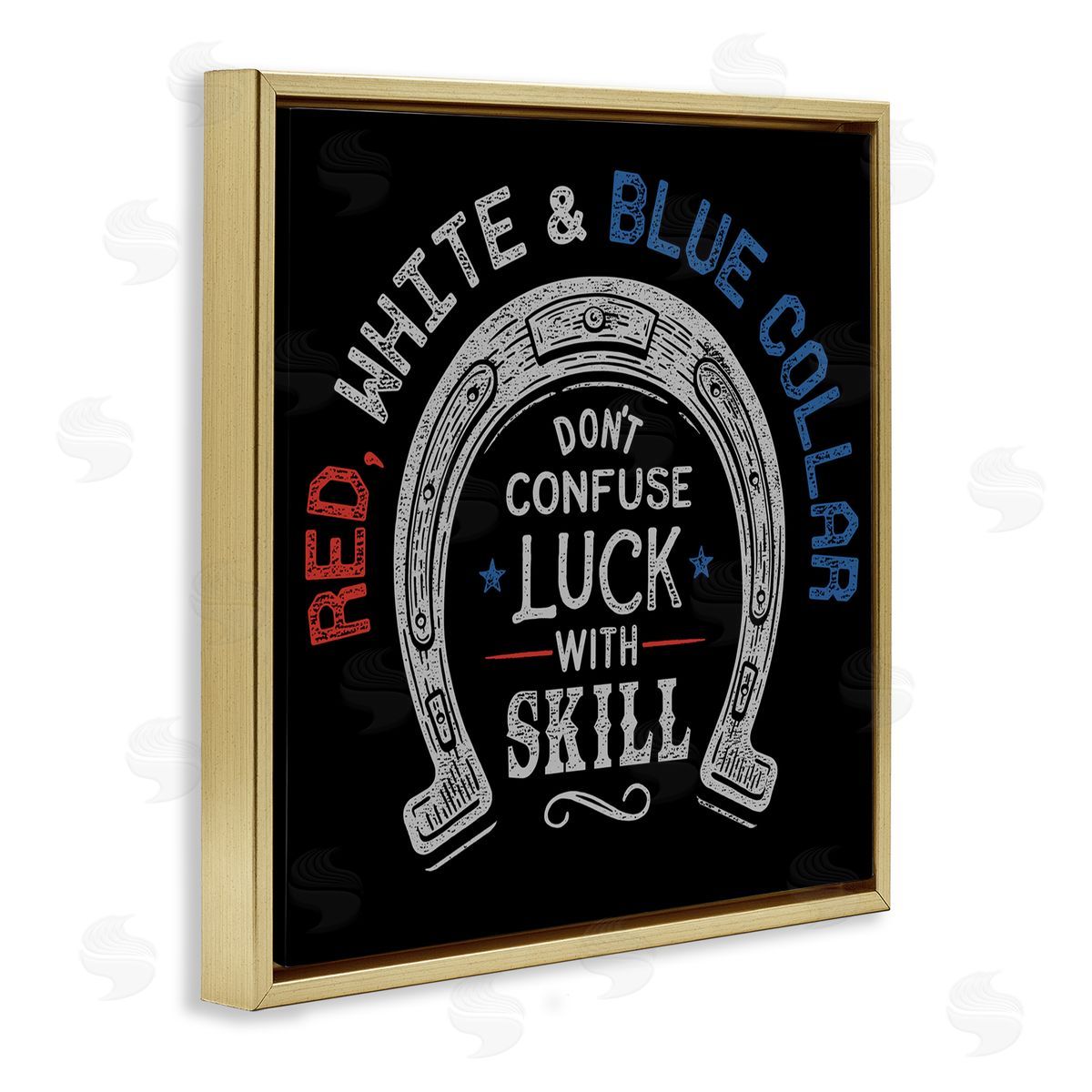 Jedco Brands, Inc. Don't Confuse Luck with Skill Canvas Wall Art Print