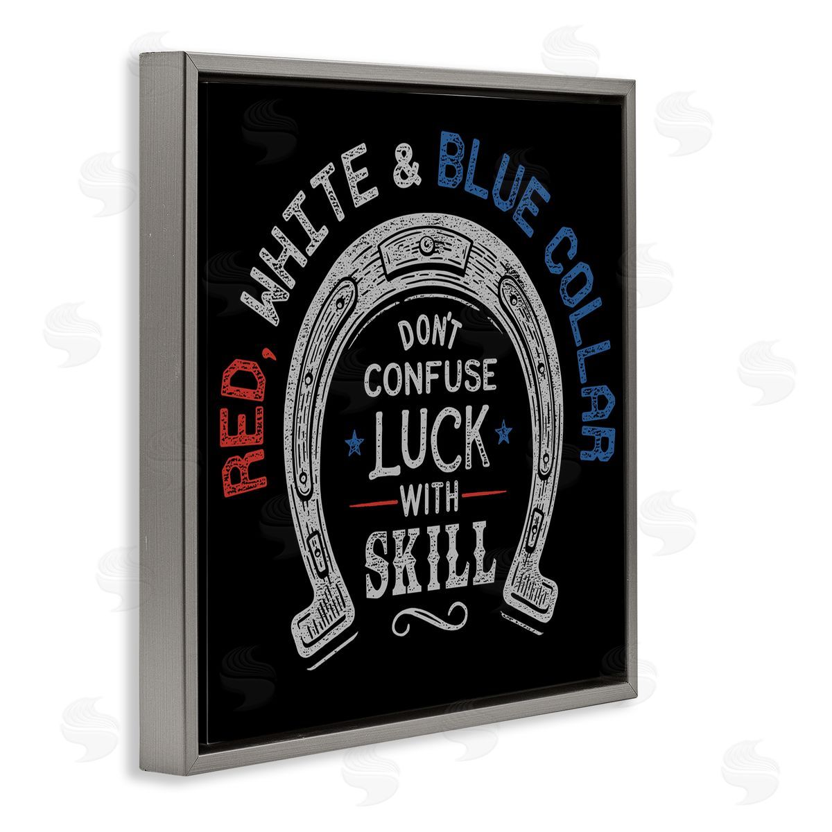 Jedco Brands, Inc. Don't Confuse Luck with Skill Canvas Wall Art Print