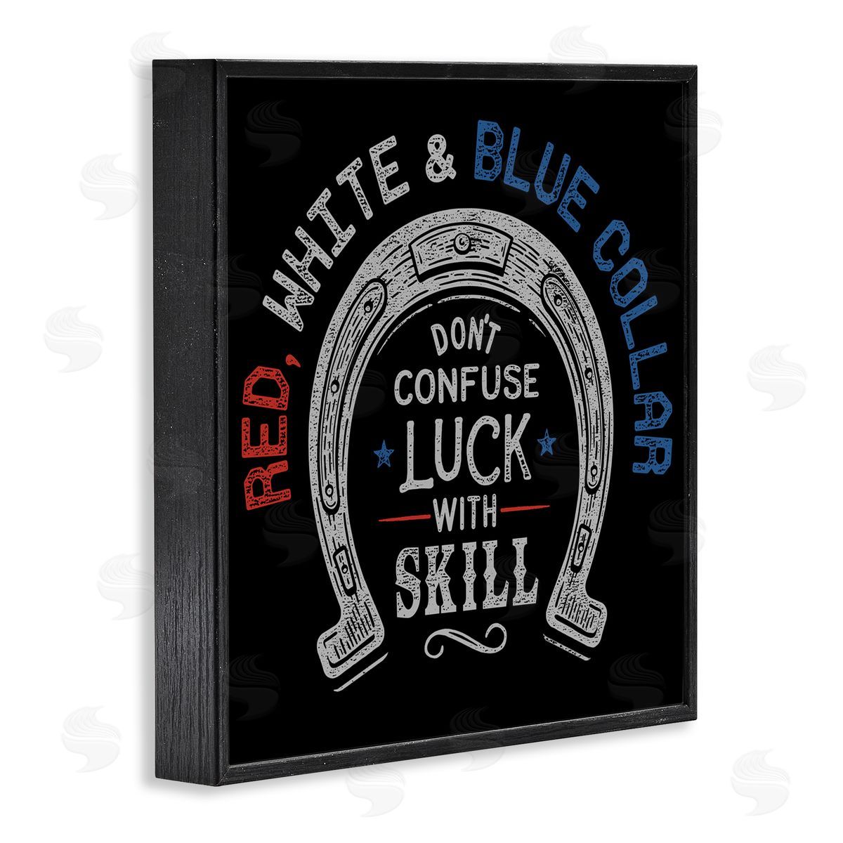 Jedco Brands, Inc. Don't Confuse Luck with Skill Canvas Wall Art Print