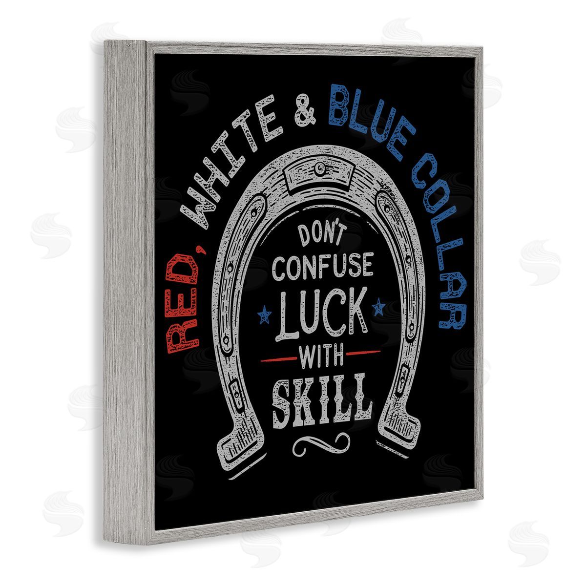 Jedco Brands, Inc. Don't Confuse Luck with Skill Canvas Wall Art Print