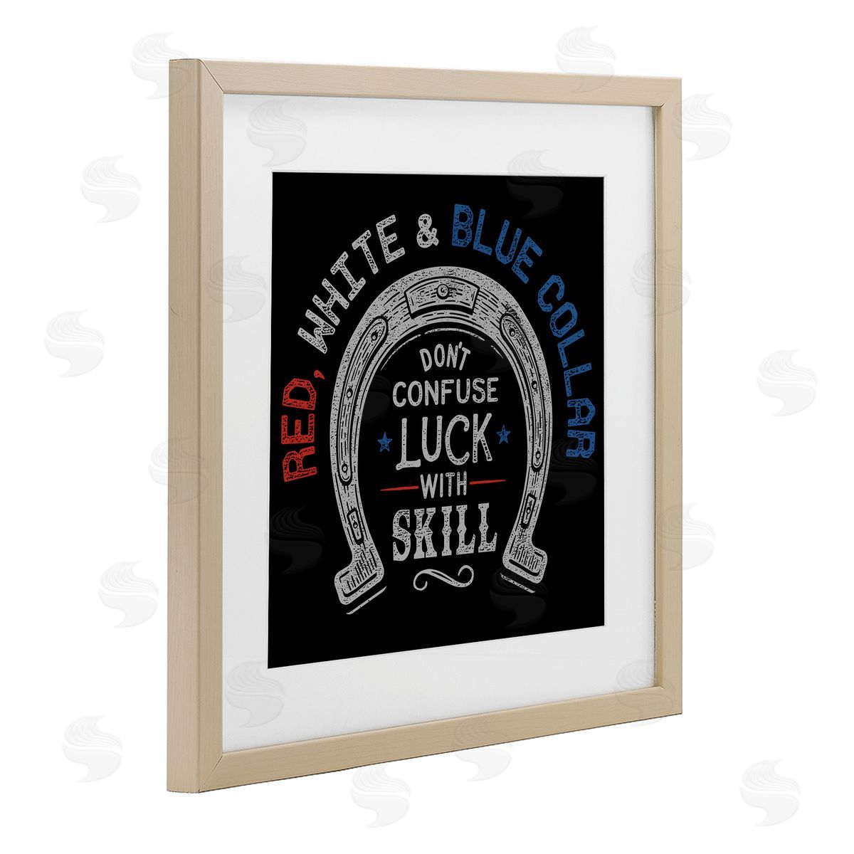 Jedco Brands, Inc. Don't Confuse Luck with Skill Canvas Wall Art Print