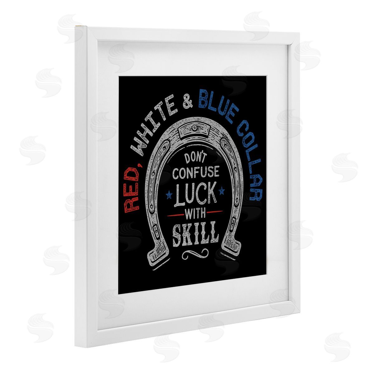 Jedco Brands, Inc. Don't Confuse Luck with Skill Canvas Wall Art Print