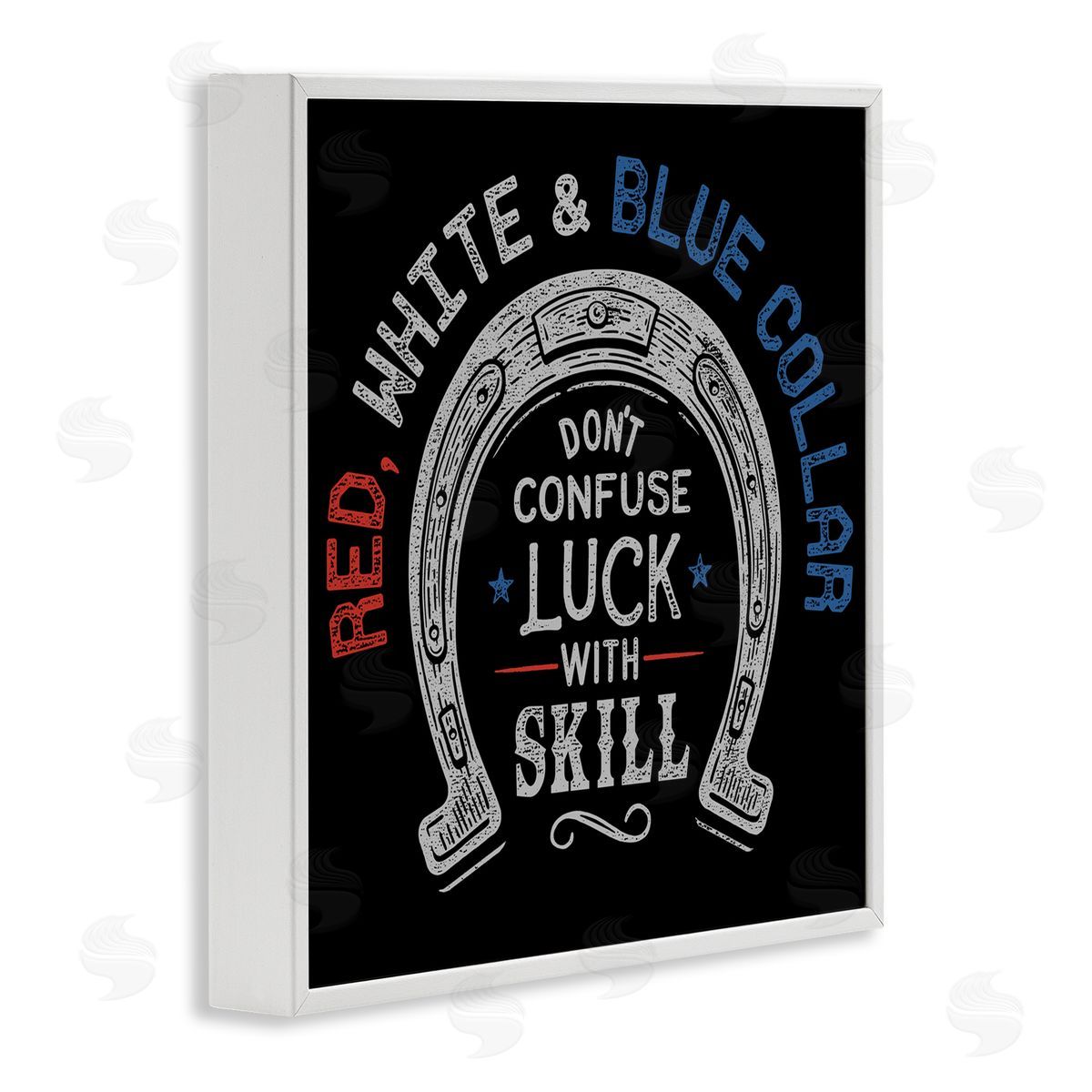 Jedco Brands, Inc. Don't Confuse Luck with Skill Canvas Wall Art Print