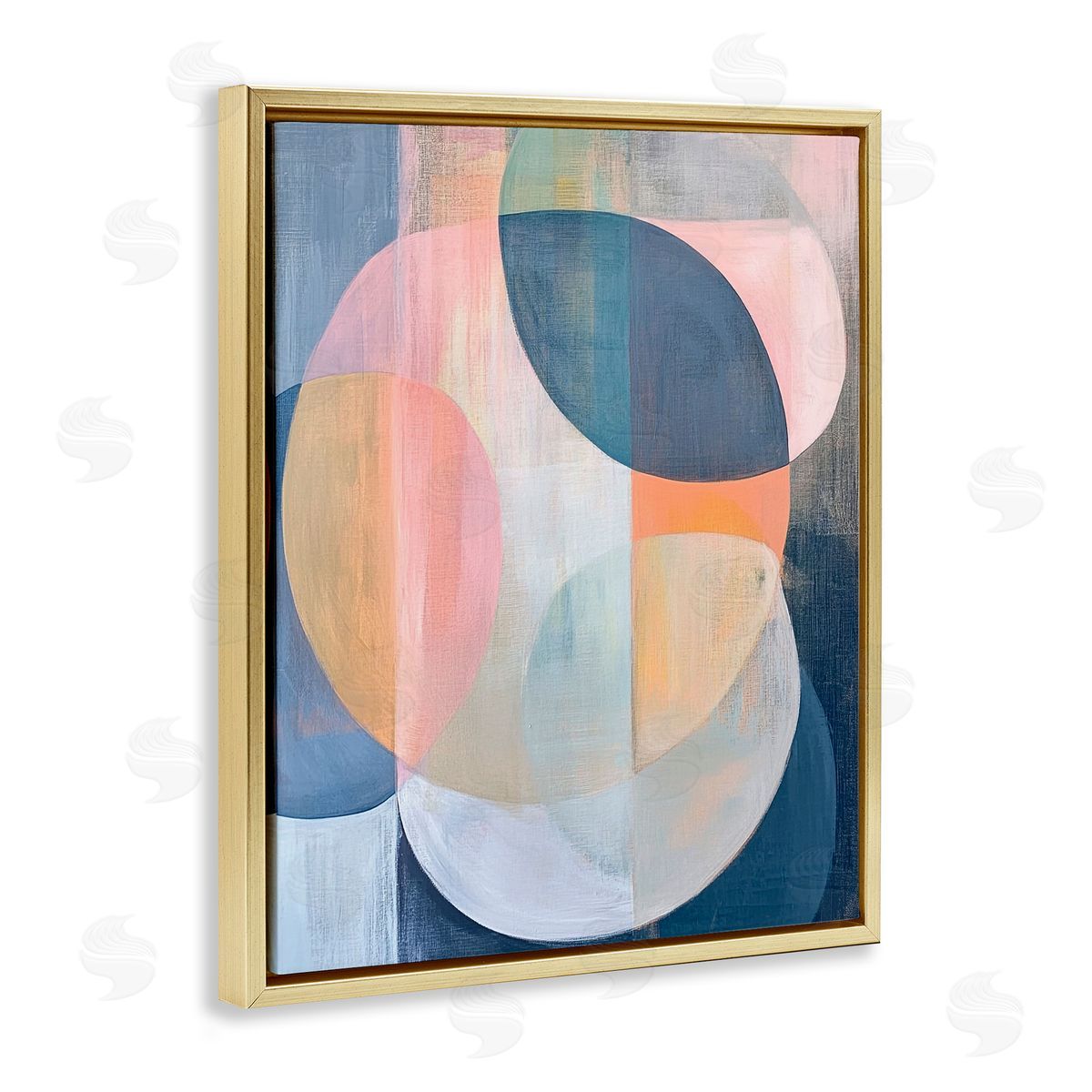 Ramona Murdock Pastel Round Geometrics Canvas Wall Art Print