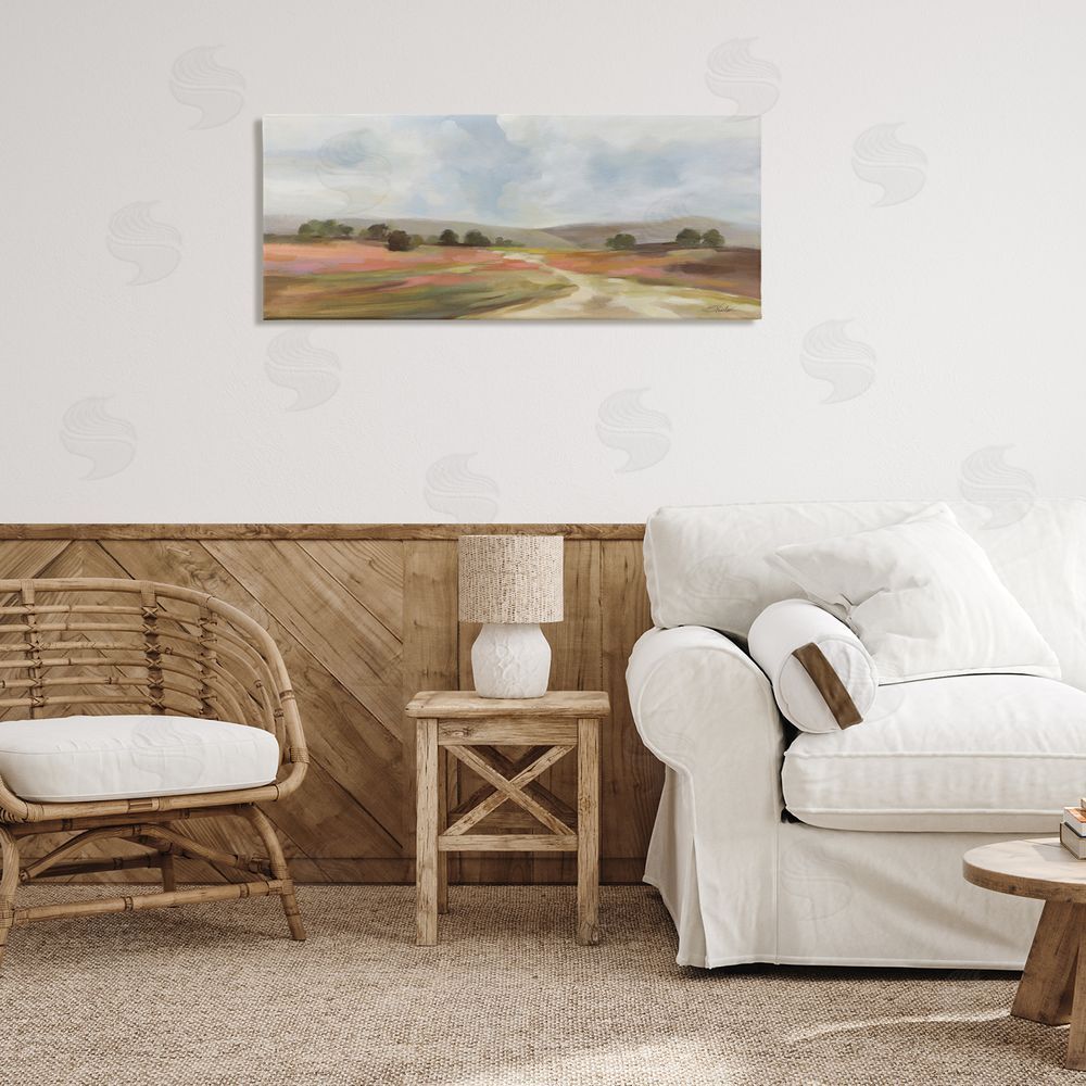 Silvia Vassileva Scenic Wide Fields Printed Wall Art in Room