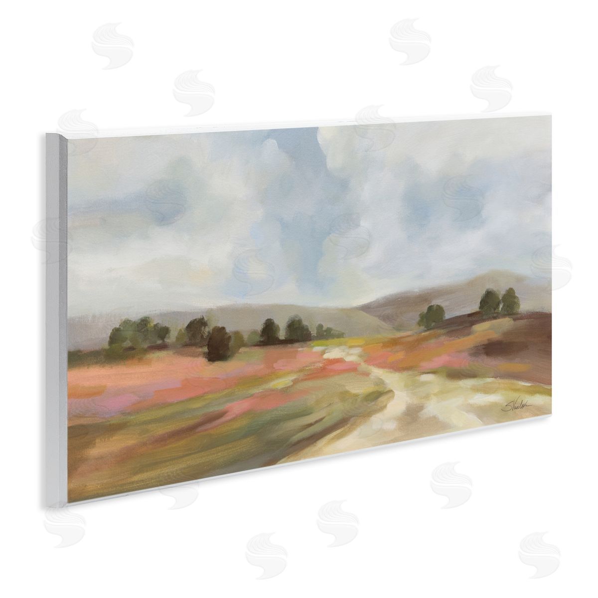 Silvia Vassileva Scenic Wide Fields Wall Plaque Art Print