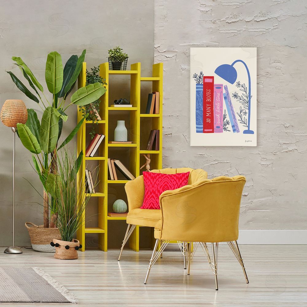 Becky Thorns So Many Books Little Time Printed Wall Art in Room