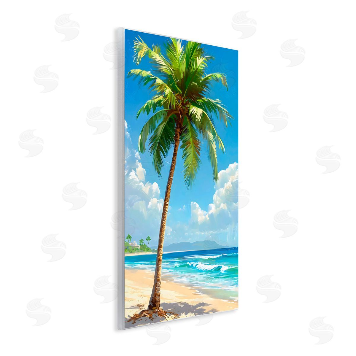 LSR Design Studio Shade From Palm Trees Wall Plaque Art Print