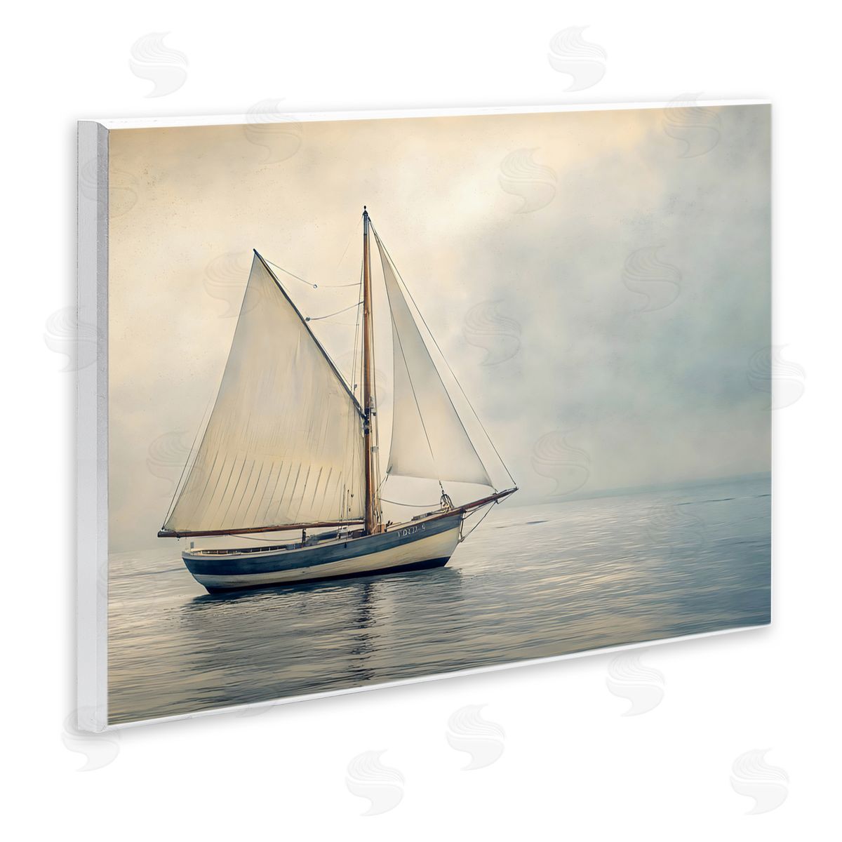 LSR Design Studio Calm Waters Sea Vessel Wall Plaque Art Print