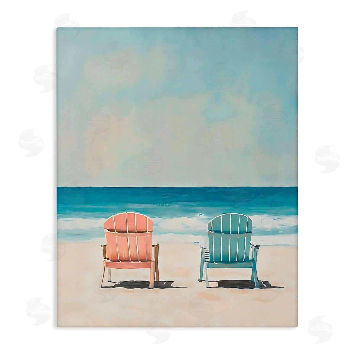 LSR Design Studio His And Hers Relaxation Canvas Wall Art Print