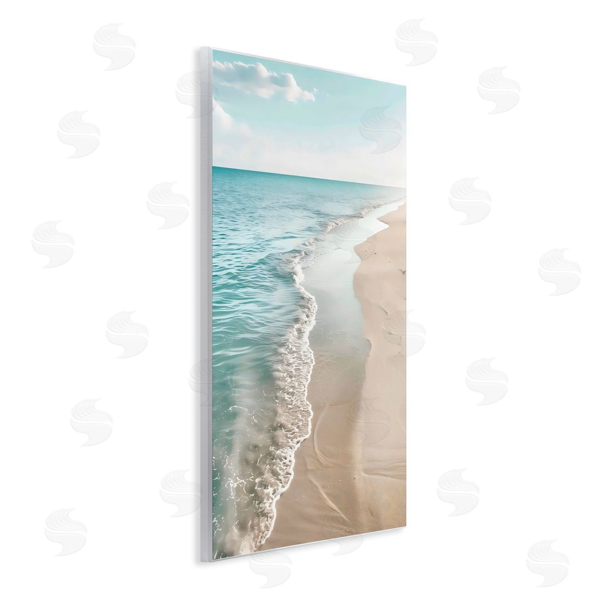Creative Studio Vast Shoreline Into Distance Wall Plaque Art Print
