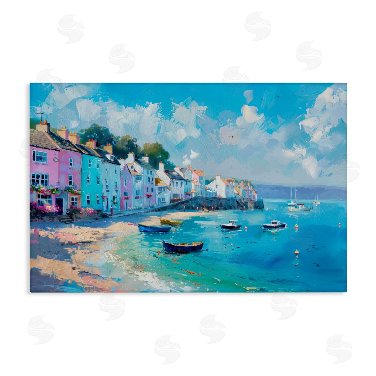 LSR Design Studio A Place To Stay Scenery Canvas Wall Art Print