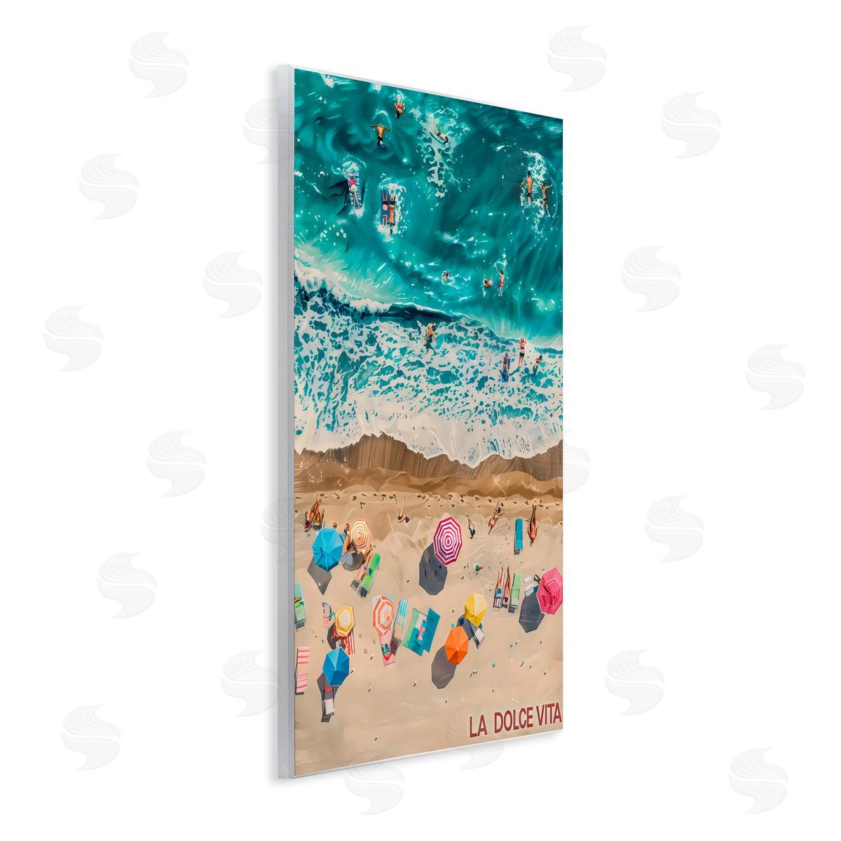 LSR Design Studio Family Beach Dolce Vita Wall Plaque Art Print