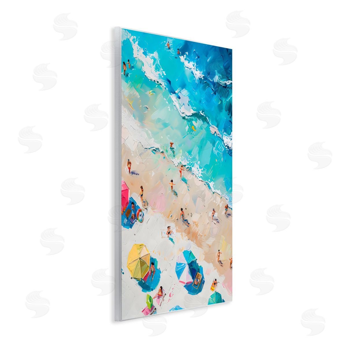 LSR Design Studio Family Beach Fun Day Wall Plaque Art Print