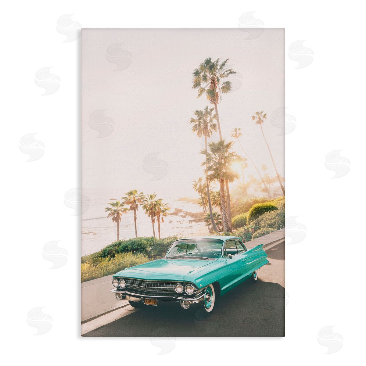 Sisi and Seb Sunlit Malibu Classic Canvas Wall Art Print