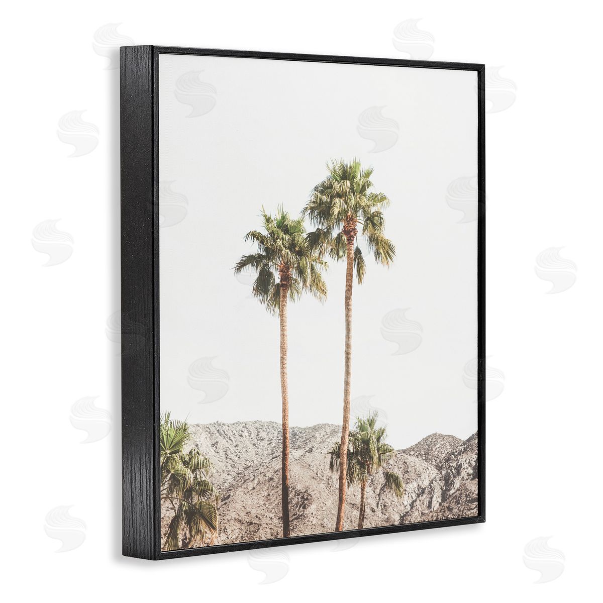 Sisi and Seb Palm Springs Looming Trees Black Framed Giclee Art Print