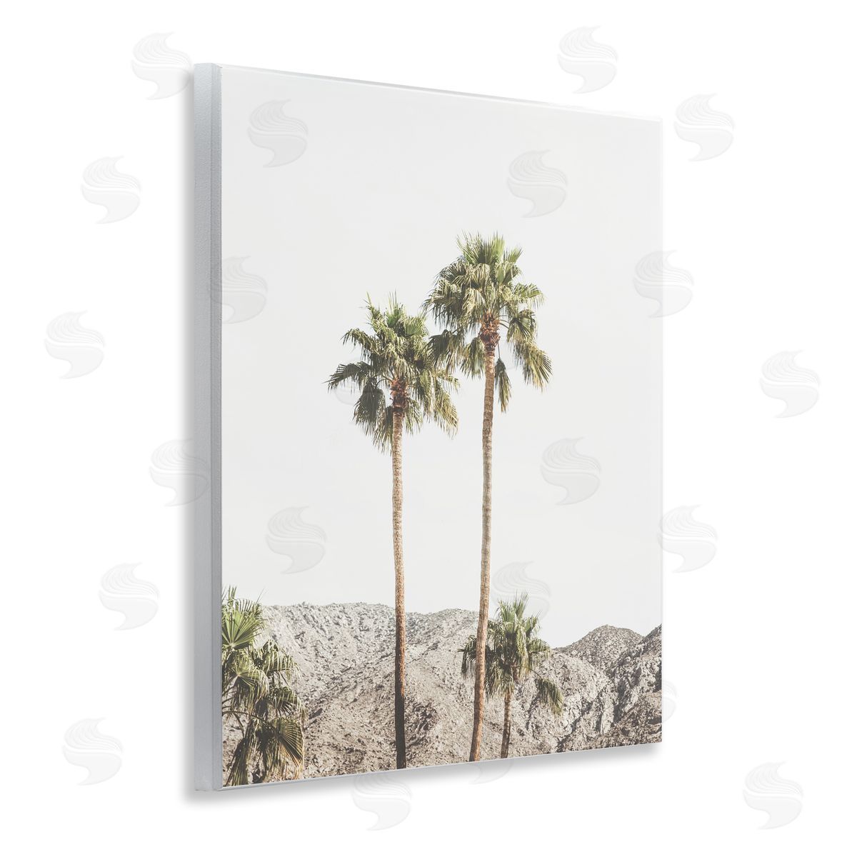 Sisi and Seb Palm Springs Looming Trees Wall Plaque Art Print