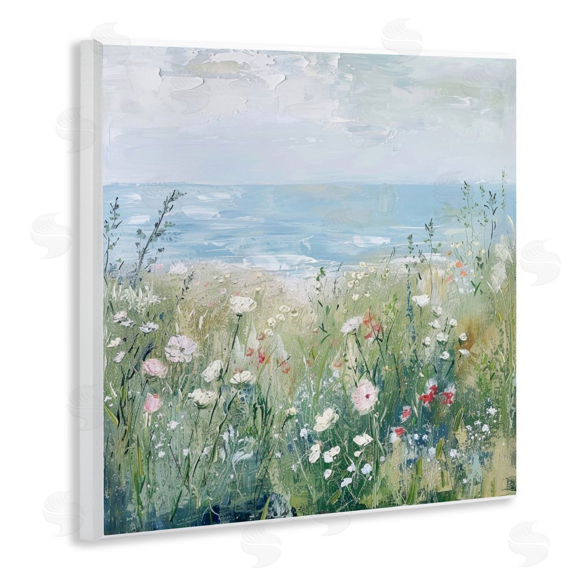 Creative Studio Wildflowers By The Sea Wall Plaque Art Print