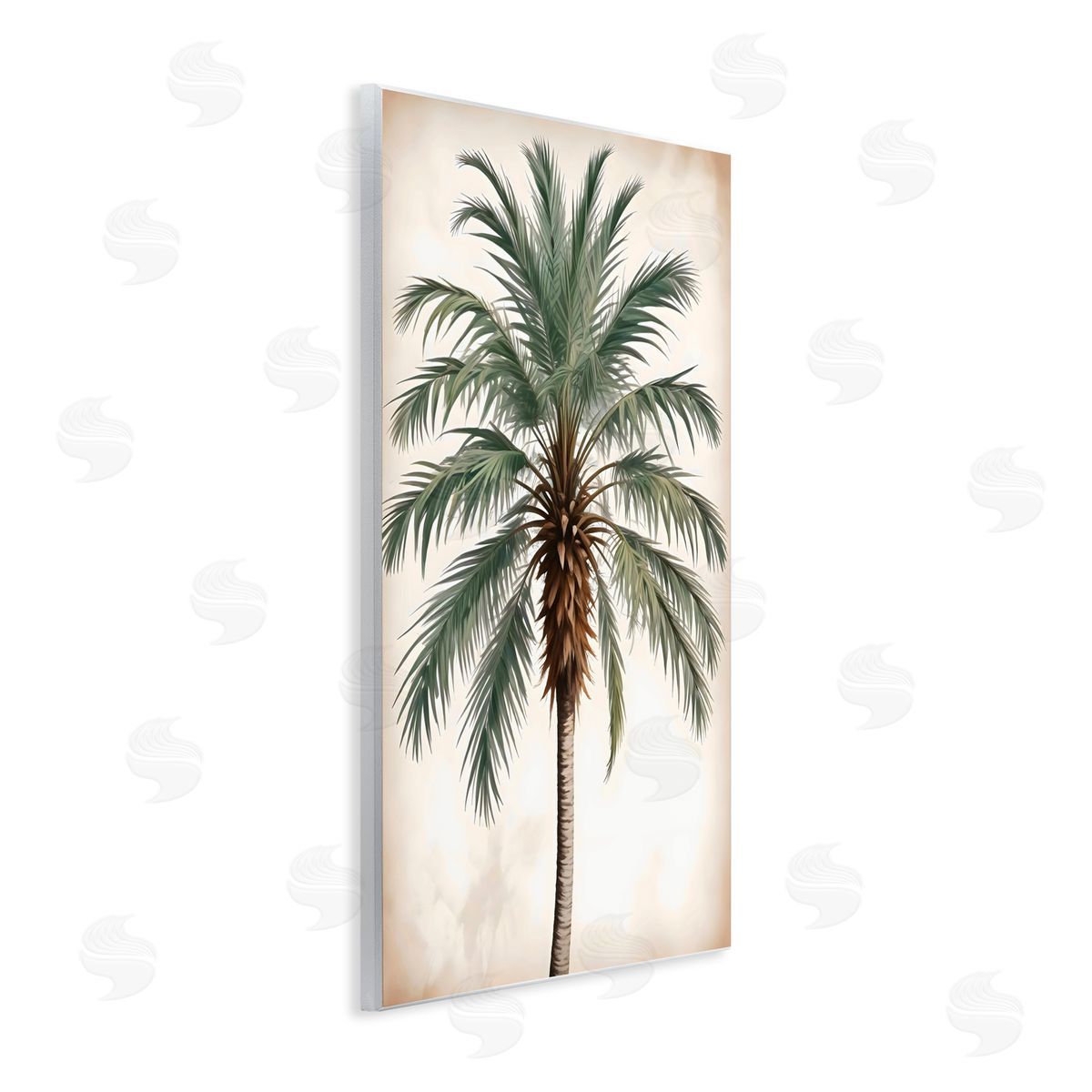 LSR Design Studio Centered Feathered Palm Wall Plaque Art Print