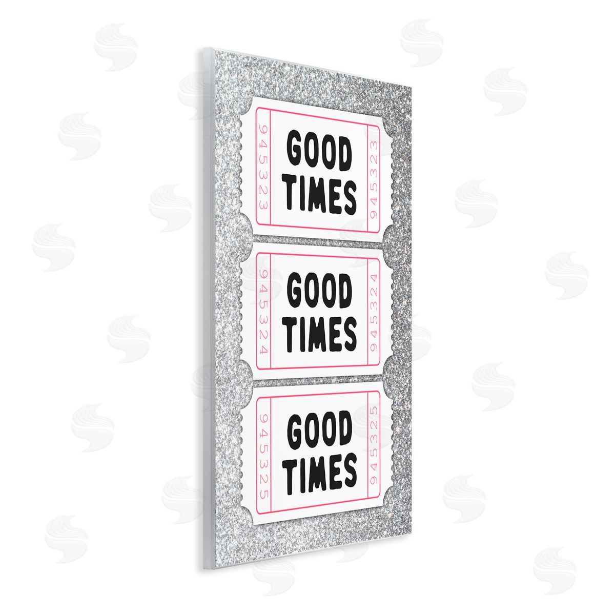 Lettered and Lined Good Times Glam Tickets Wall Plaque Art Print