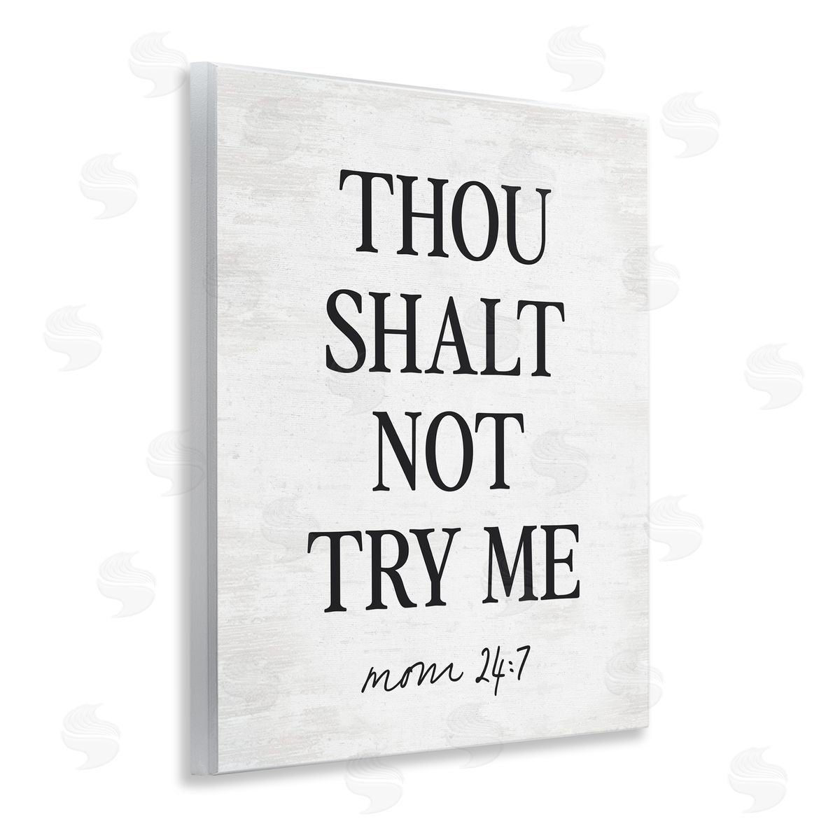 Lettered and Lined Funny Mom Biblical Verse Wall Plaque Art Print