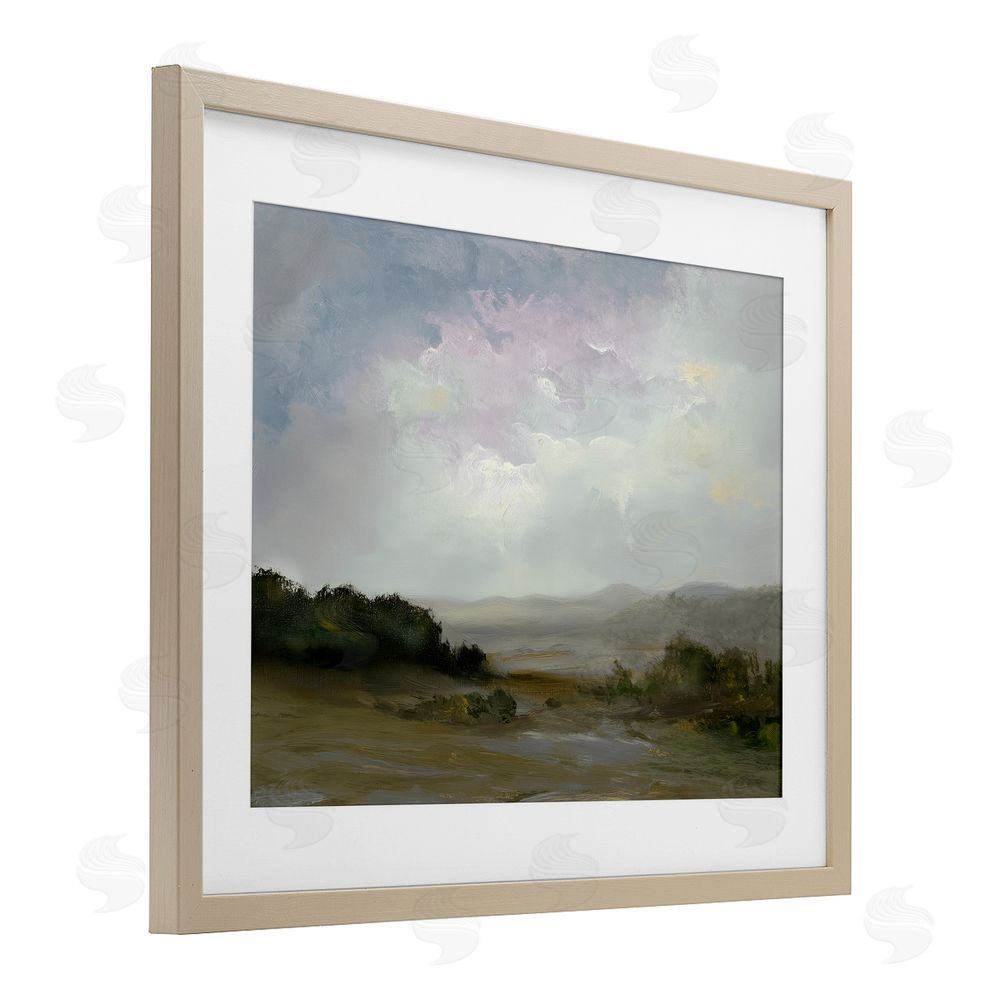Annabelle Hall Refreshed Quiet Landscape Birch Framed Print Under Glass Art