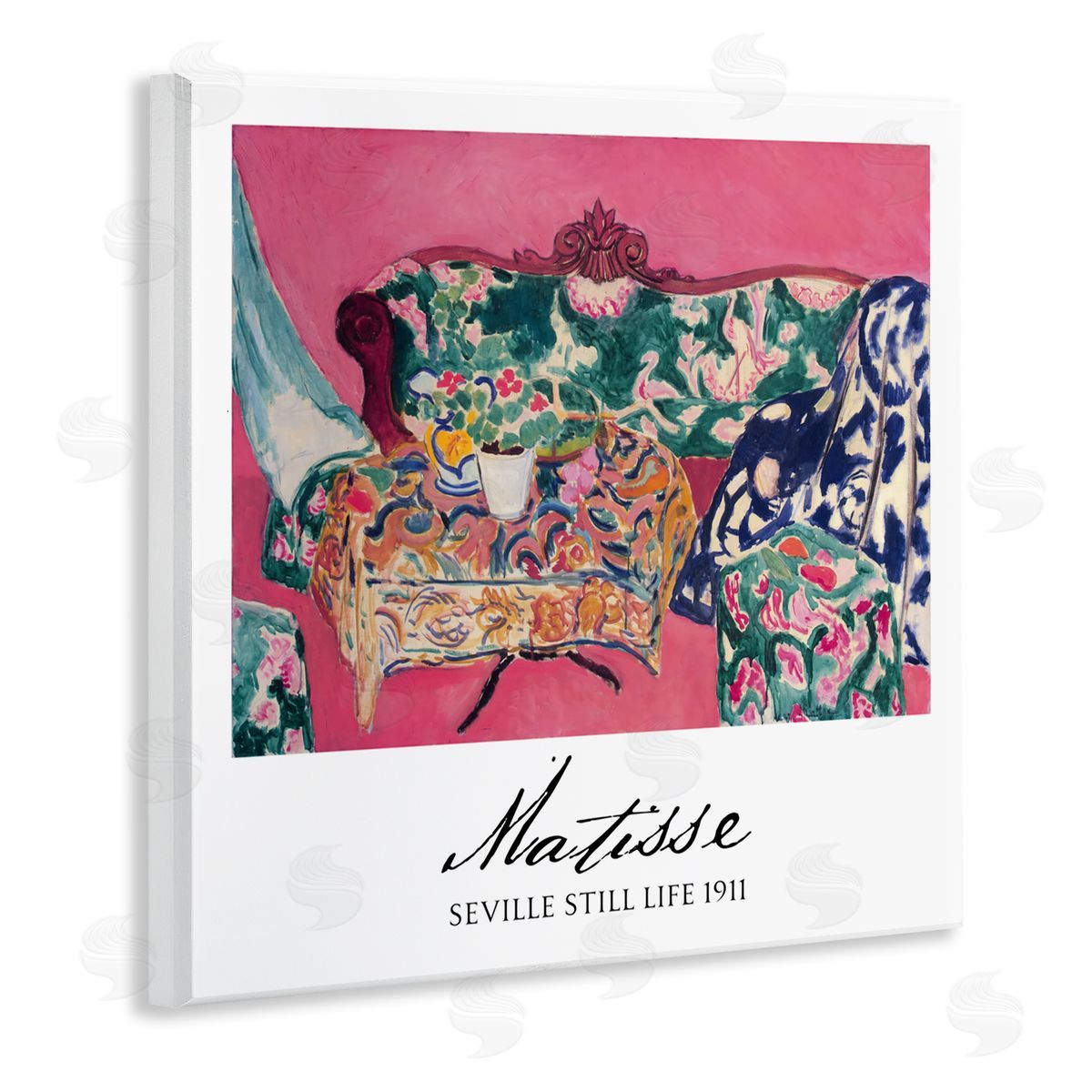 Vintage Hustle Matisse Seville Still Life Wall Plaque Art Print