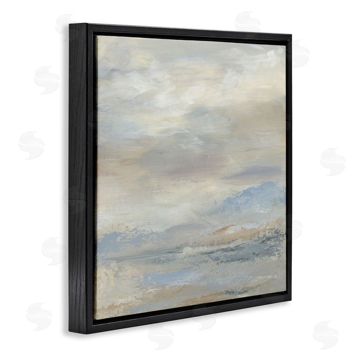 Kristen Dalpiaz Simple Touches Of Color Black Floating Frame Canvas Wall Art Print