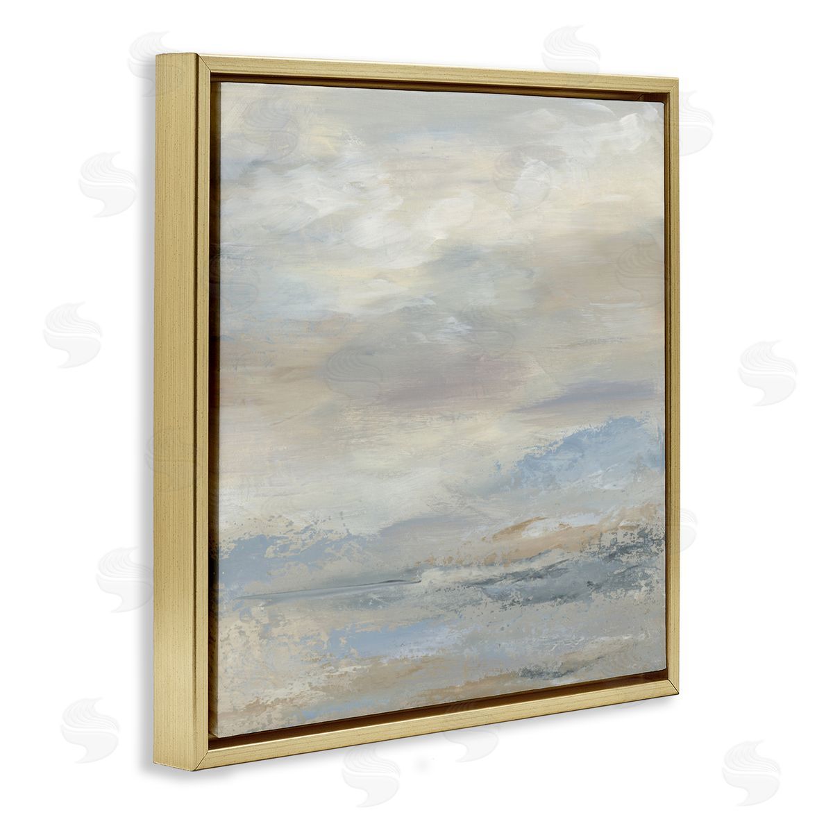 Kristen Dalpiaz Simple Touches Of Color Gold Floating Frame Canvas Art Print