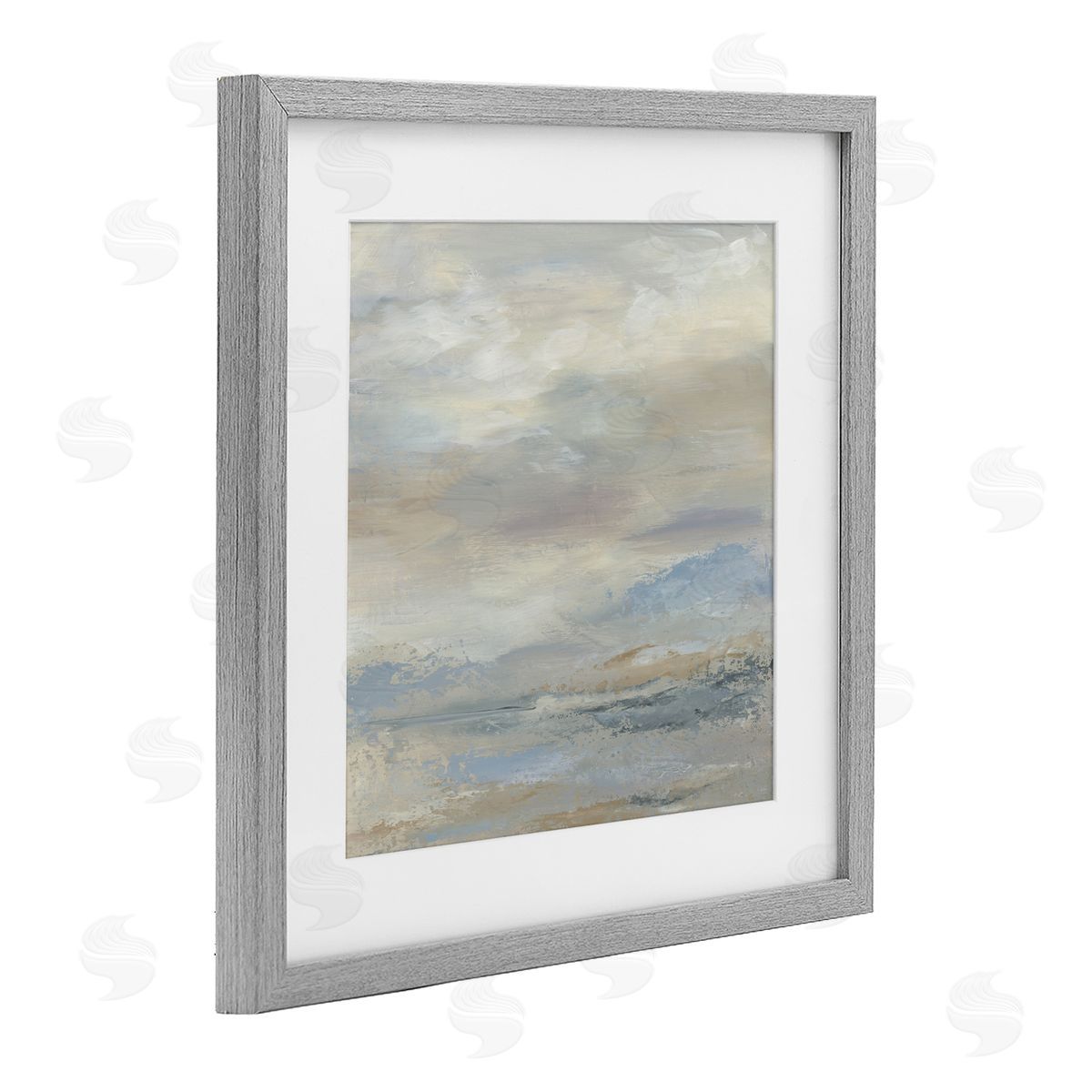 Kristen Dalpiaz Simple Touches Of Color Gray Framed Print Under Glass Art