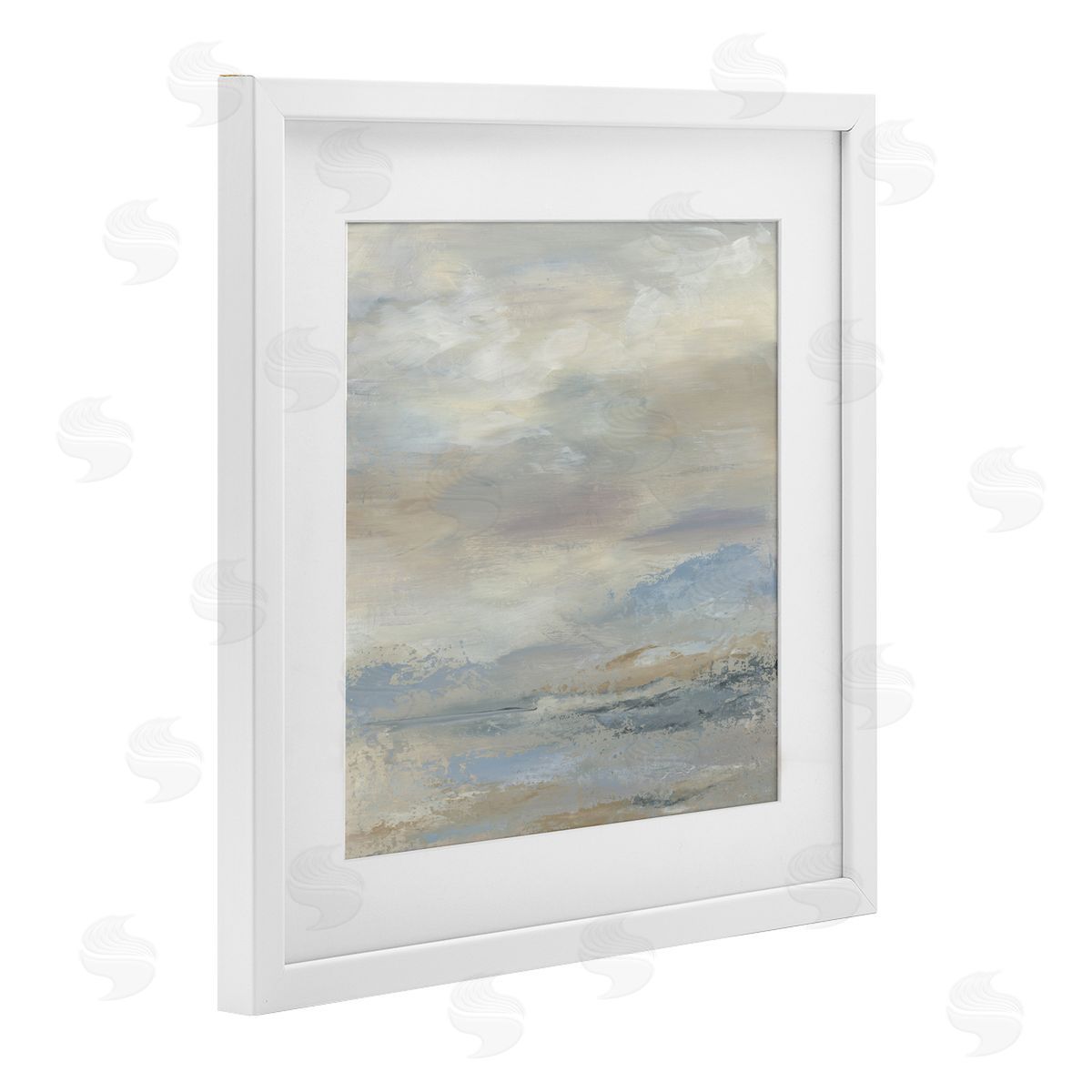Kristen Dalpiaz Simple Touches Of Color White Framed Print Under Glass Art