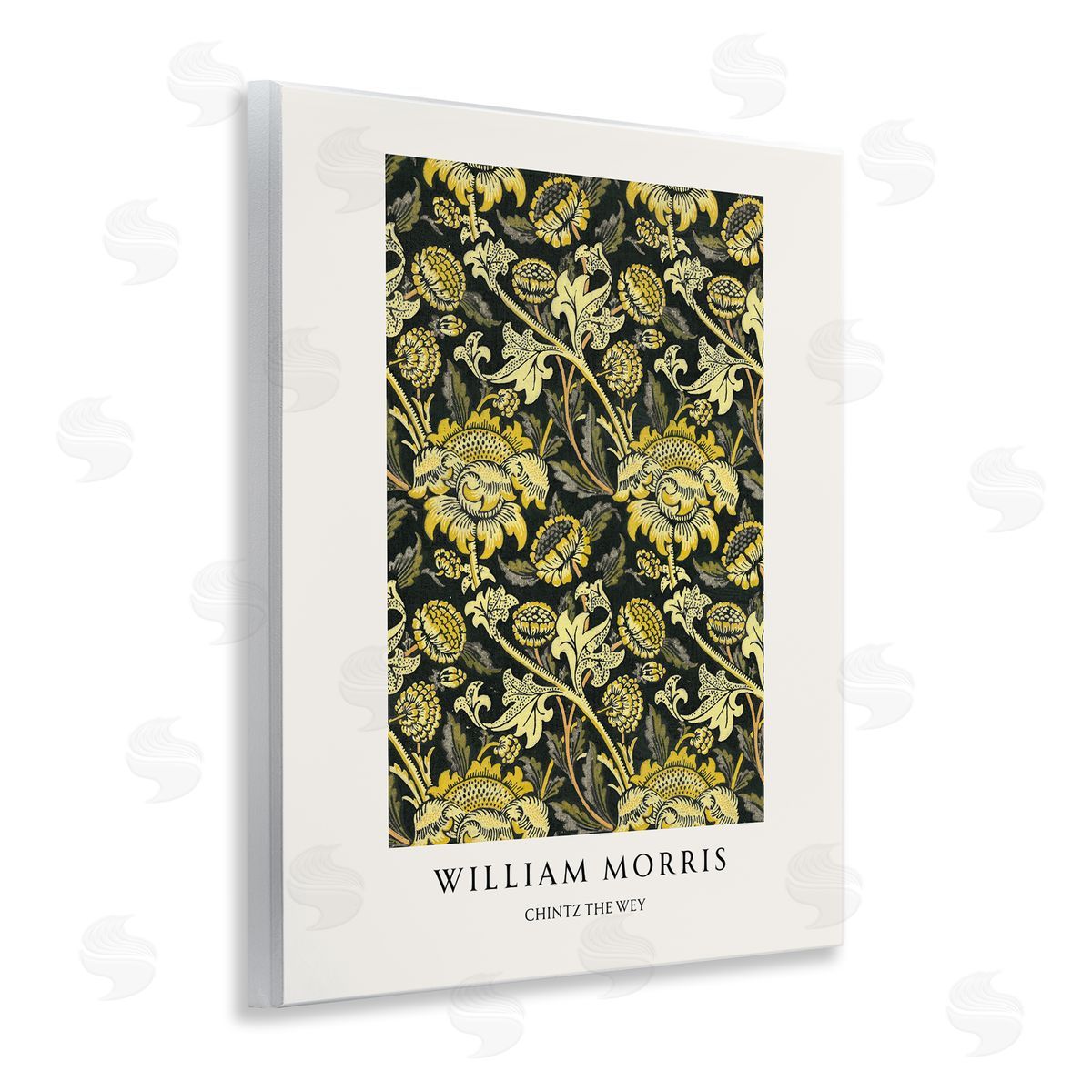 Vintage Hustle William Morris Chintz The Wey Wall Plaque Art Print