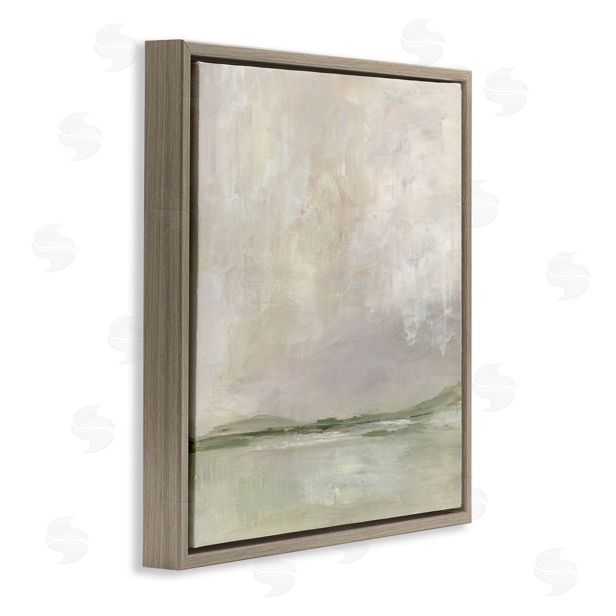Kristen Dalpiaz A Wash Of Colors Neutrals Brown Floating Frame Canvas Art Print