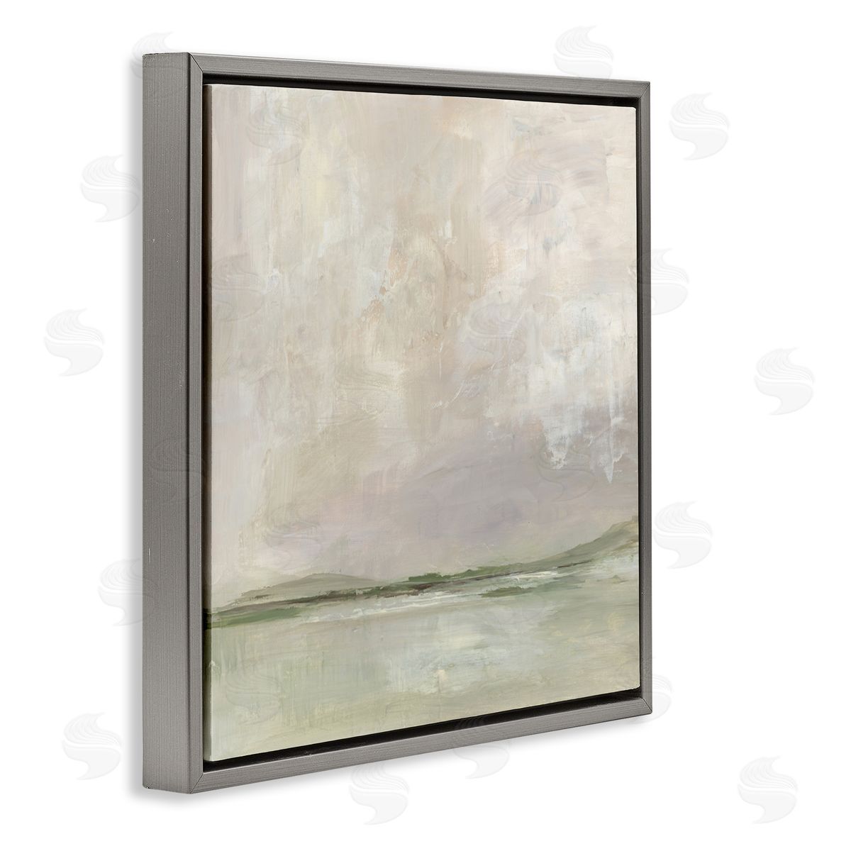Kristen Dalpiaz A Wash Of Colors Neutrals Gray Floating Frame Canvas Art Print