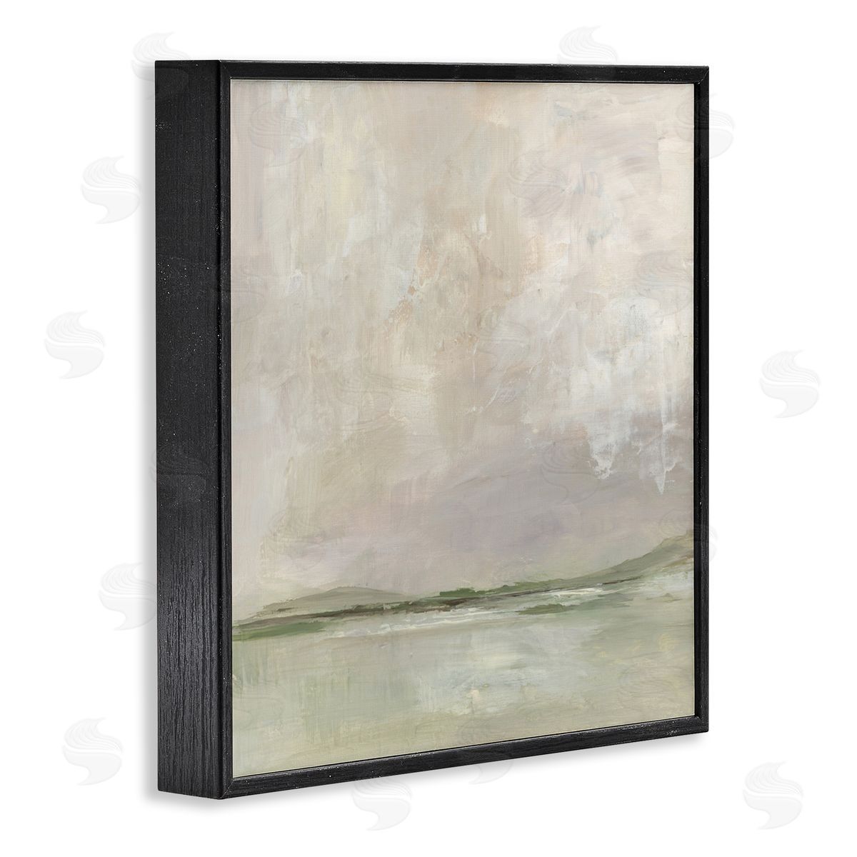 Kristen Dalpiaz A Wash Of Colors Neutrals Black Framed Giclee Art Print