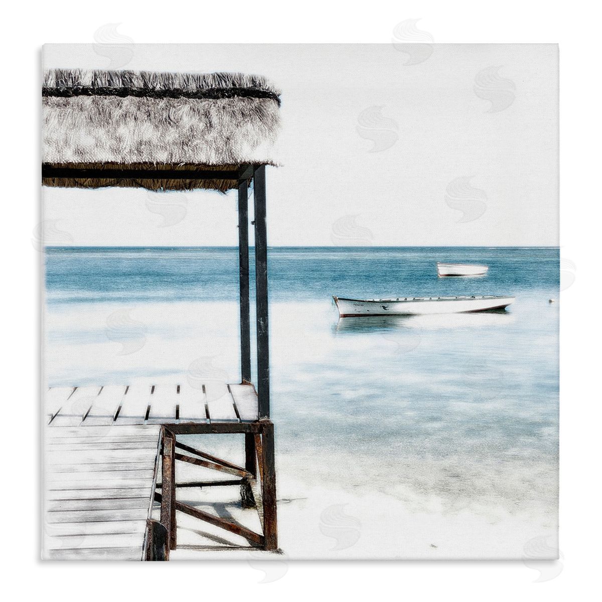 Noah Bay Calm Waters Beach Coast Canvas Wall Art Print
