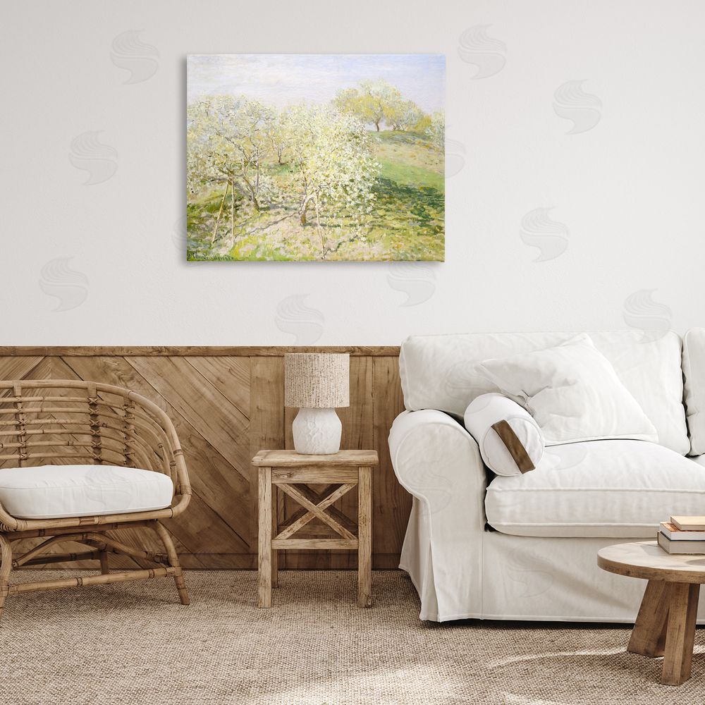 Leah Straatsma Vintage Apple Orchard Printed Wall Art in Room