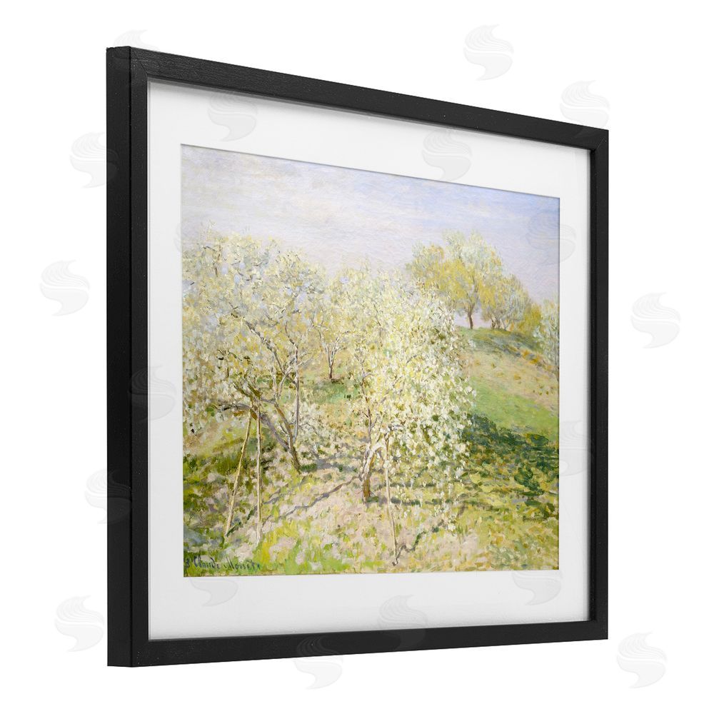 Leah Straatsma Vintage Apple Orchard Black Framed Print Under Glass Art