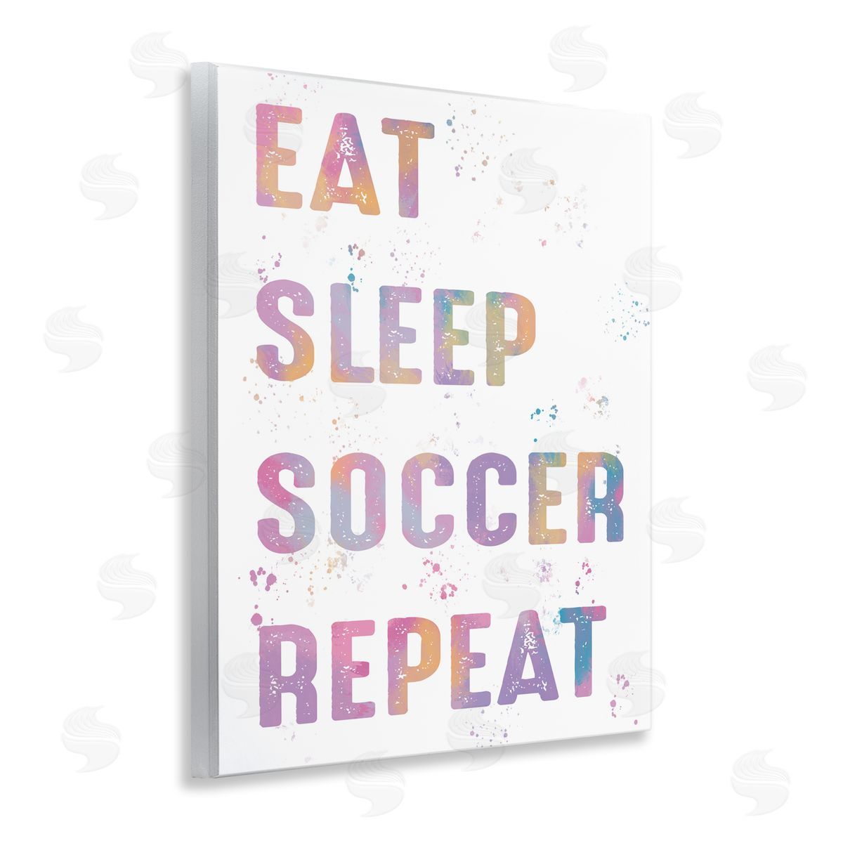 Marcus Prime Eat Sleep Soccer Life Pastel Wall Plaque Art Print