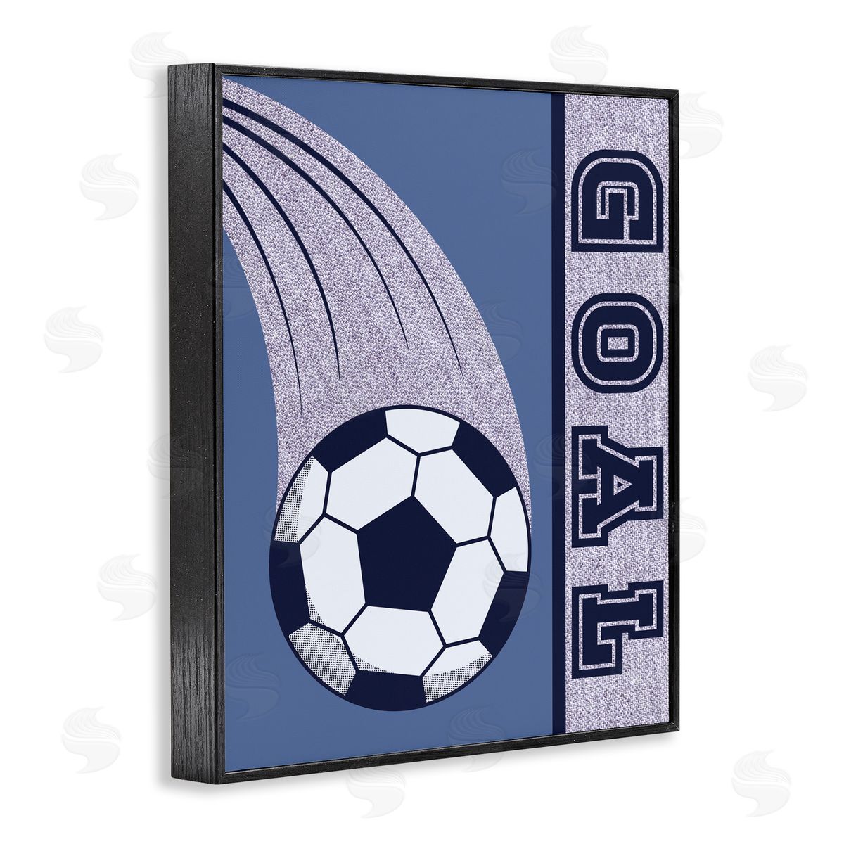 Marcus Prime Goal Vintage Soccer Black Framed Giclee Art Print