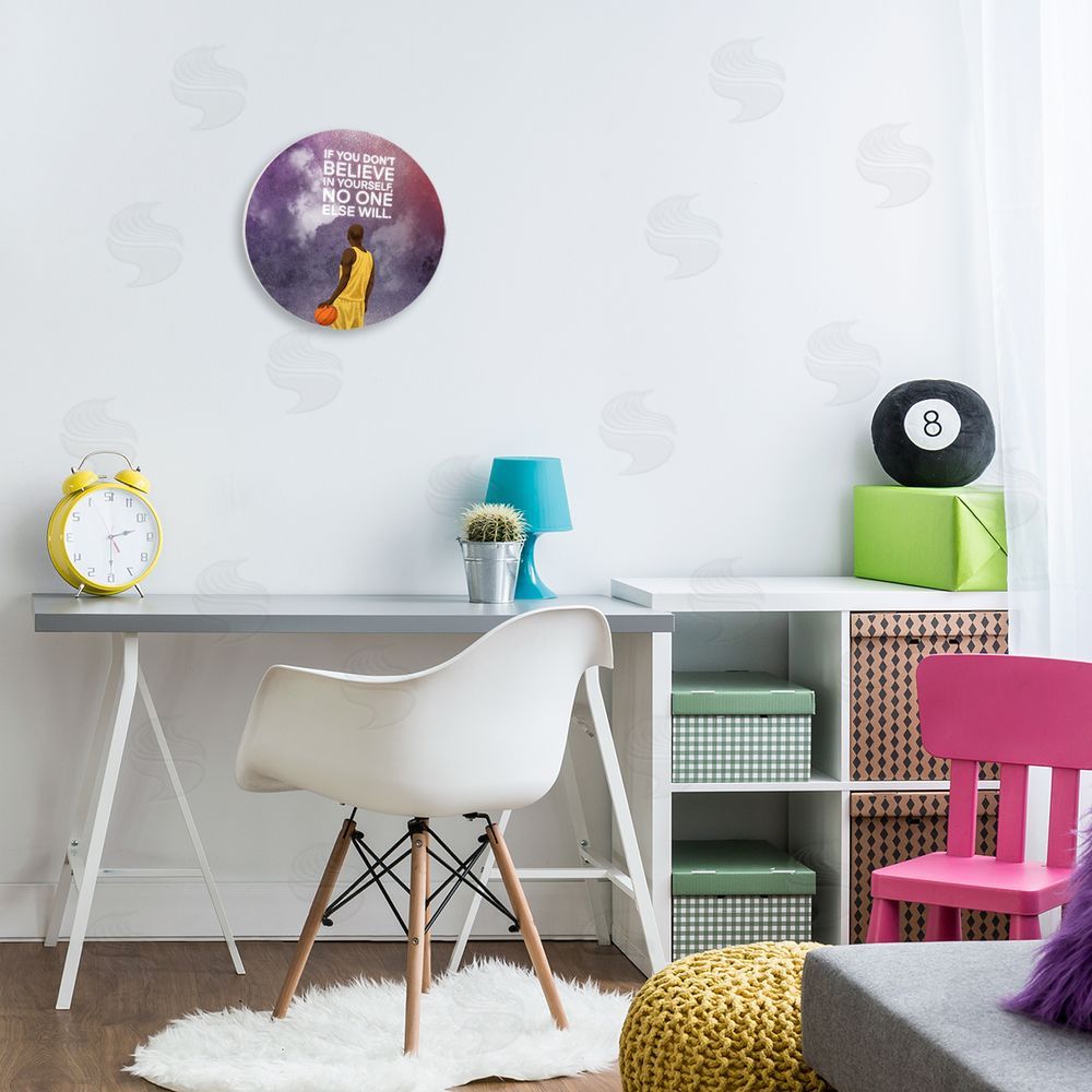 Marcus Prime Believe In Yourself Basketball Canvas Art on Wall