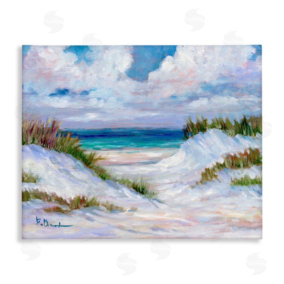 Paul Brent Gulf Dunescape Scene Canvas Wall Art Print