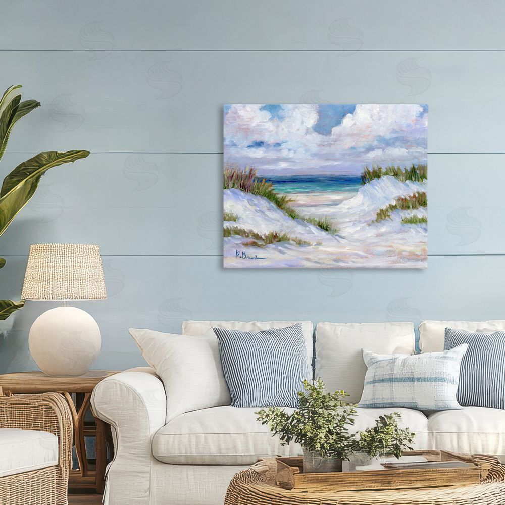 Paul Brent Gulf Dunescape Scene Printed Wall Art in Room