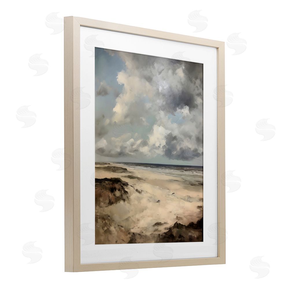 Creative Studio Scenic Place Seascape Birch Framed Print Under Glass Art