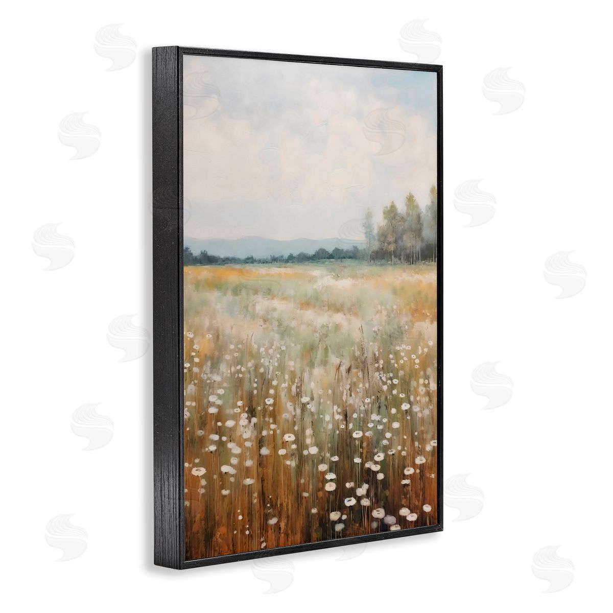 Creative Studio A Field Of Wildflowers Black Framed Giclee Art Print